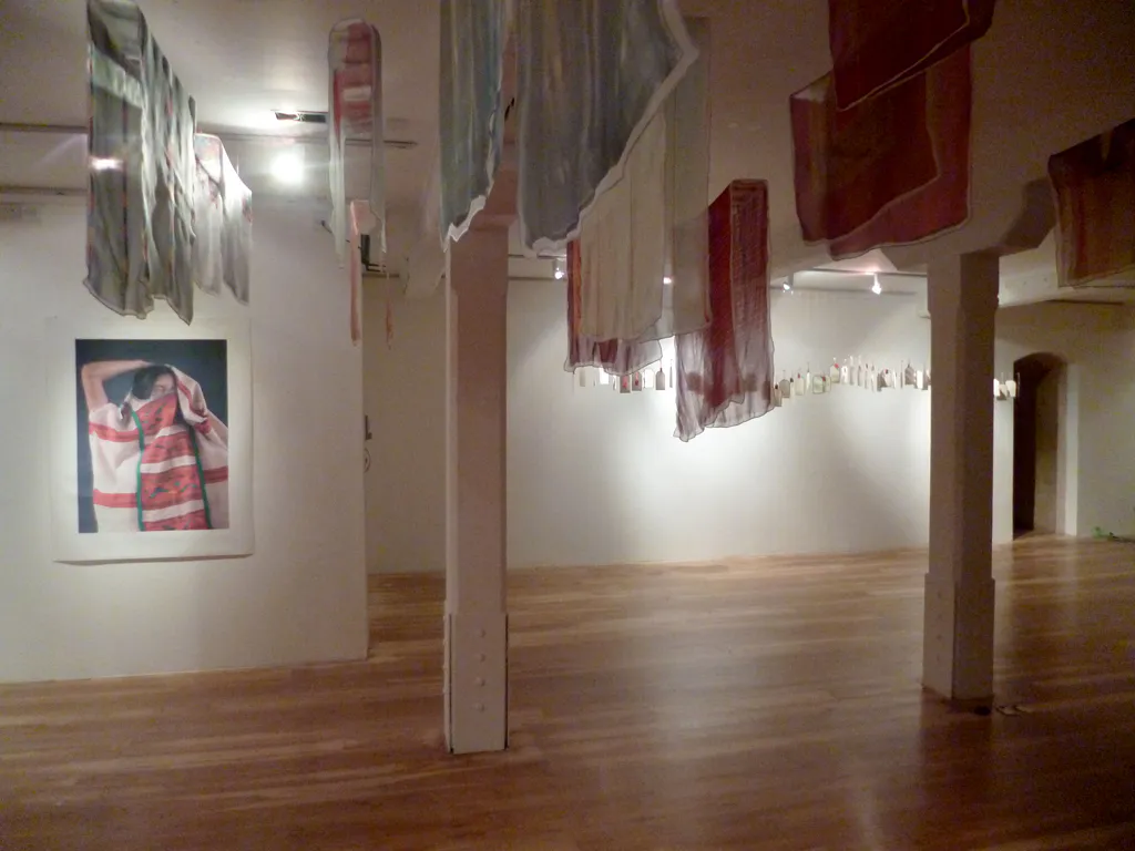 <p>Montaje de exposición individual Continuity Reinscribed</p>
