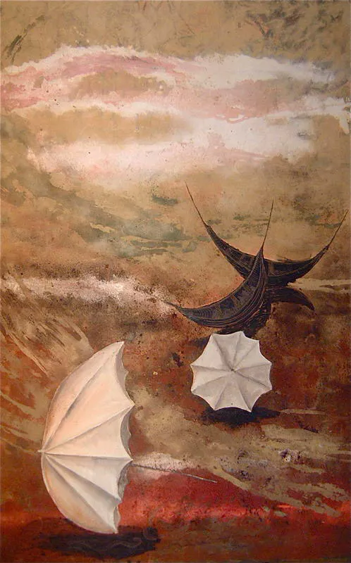 <p>Paramar | Tierra y óleo sobre tela | 300 x 200 cm | 2010</p>
