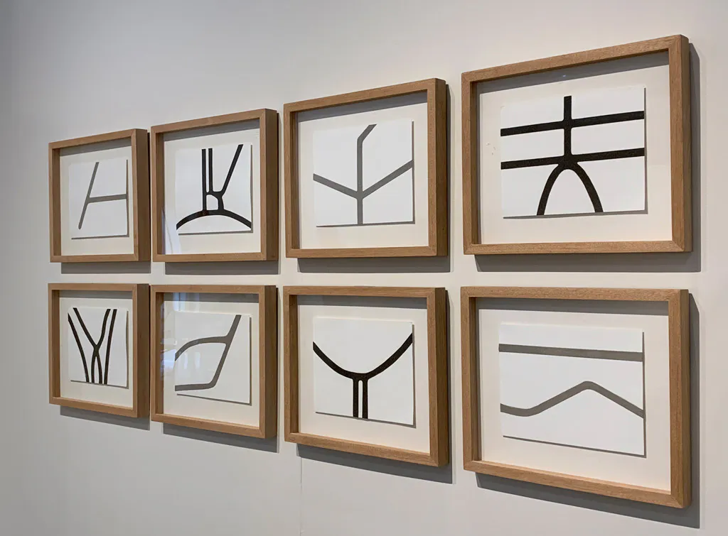 <p>Inocuo, 2018 | Estampación de contaminantes sobre papel Fabriano | 36 x 42.8 cm. c/u</p>
