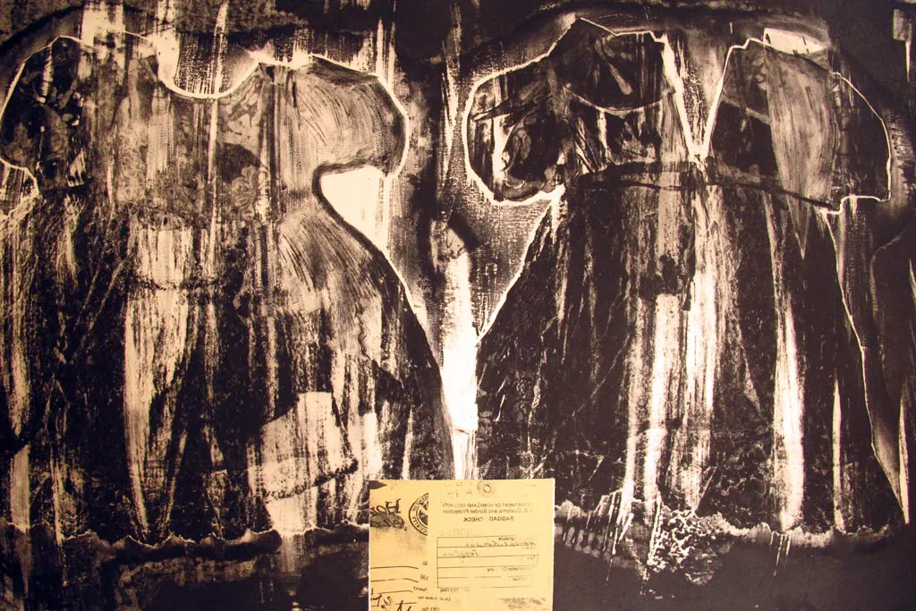 <p>Deportada | Grabado No tóxico | 110 x 80 cm | 2013</p>
