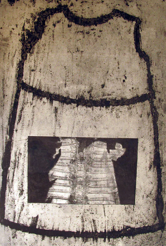 <p>Límite | Aguafuerte, aguatinta y litografia en aluminio | 110 x 80 cm | 2013</p>
