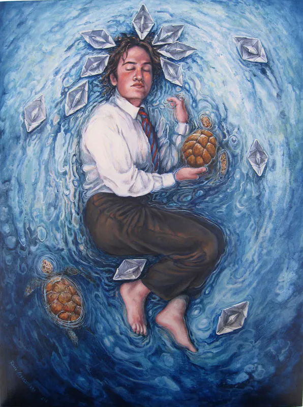 <p>Agua | Mixta / tela | 100 x 80 cm. | 2011</p>
