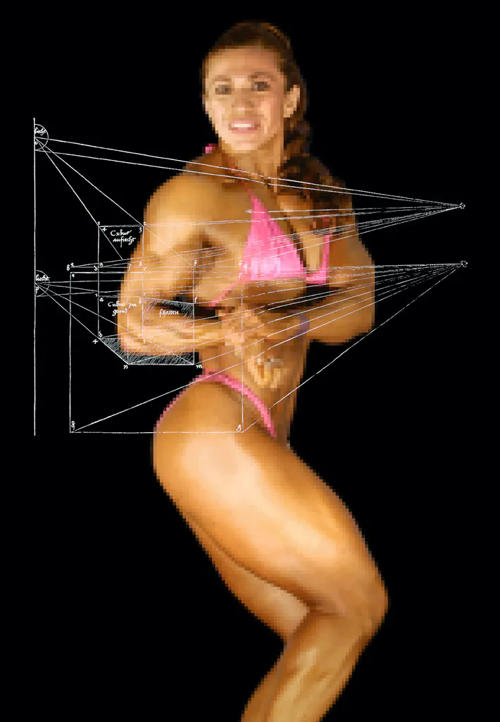 <p>Caja torácica I de perfil | impresión digital ultrachrome | 150x104 cm | 2006</p>
