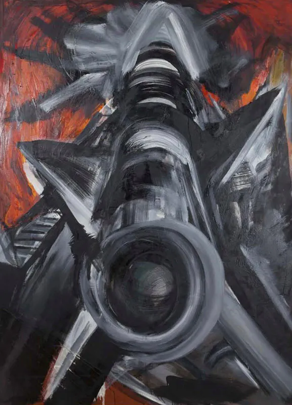 <p>Agente naranja | Óleo sobre tela</p>
