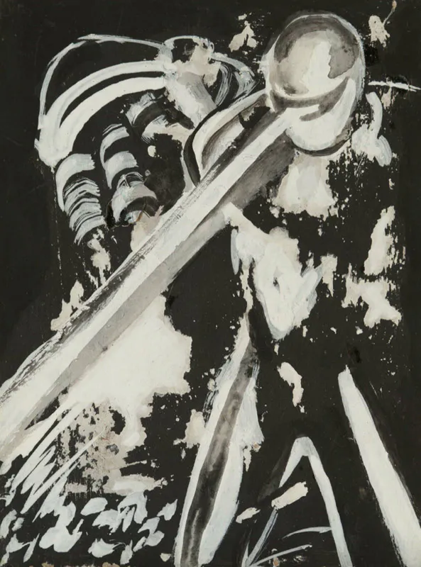 <p>Fuera de control | Óleo sobre tela</p>
