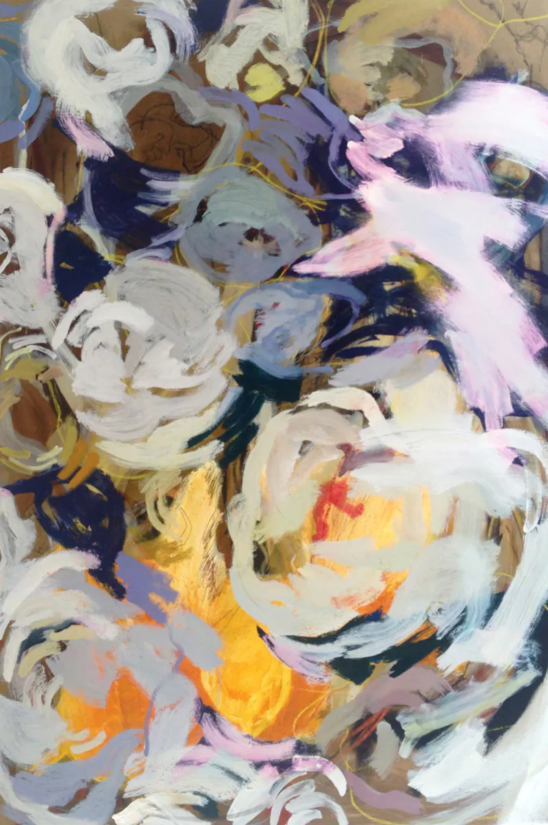 <p>Desde el estanque | 140x95cm | acrílico s/lienzo</p>
