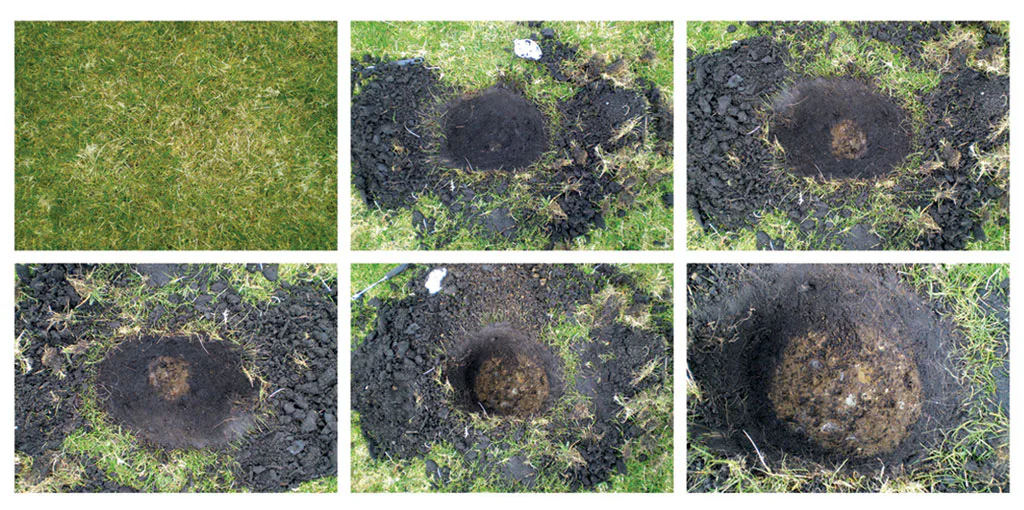 <p>Salí un domingo por la mañana y con una chuchara grande de cocina cavé un hoyo… | 150 x 300 cm. | Impresión digital sobre lona industrial | 2008</p>
