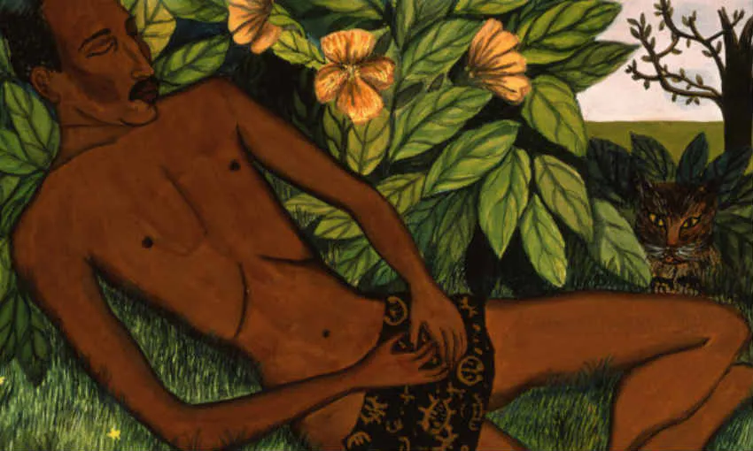 <p>desnudo de hombre con gato | 1937</p>
