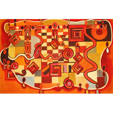 <p>Allegro | Acrílico / tela | 110 cm x 80 cm.</p>
