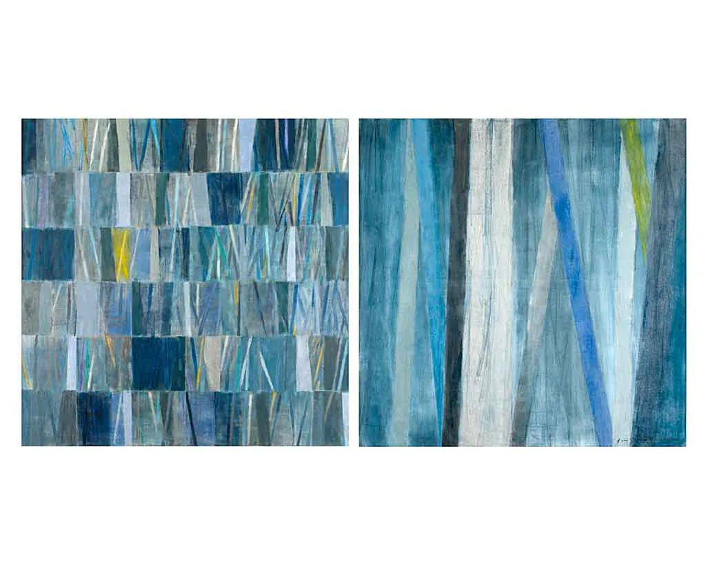 <p>Cal y grafia I | 2010 | 130 X 260 cm | Oleo y caryón sobre tela</p>
