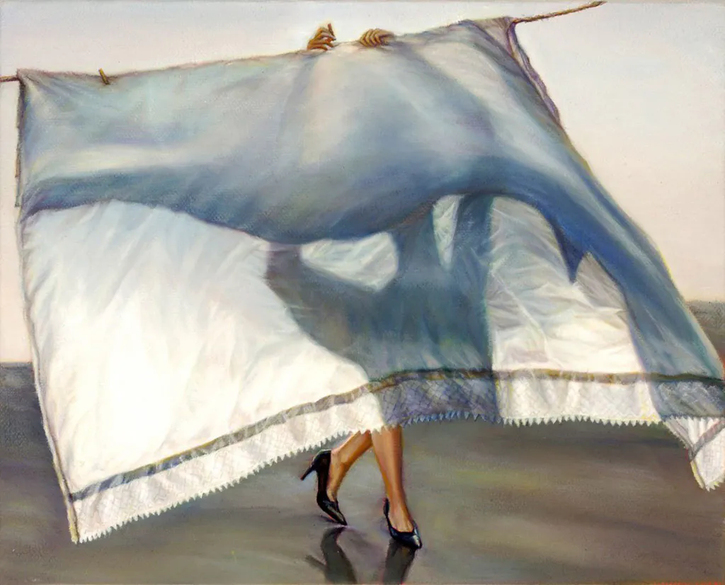 <p>Untitled (Performance documentation) | Oil on canvas | 72X60</p>
