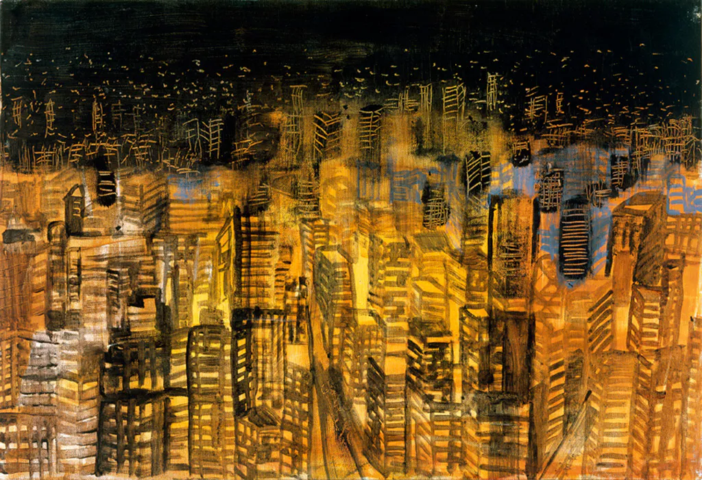 <p>Ciudad de la furia | Técnica mixta | 42 X 61,5 cm</p>
