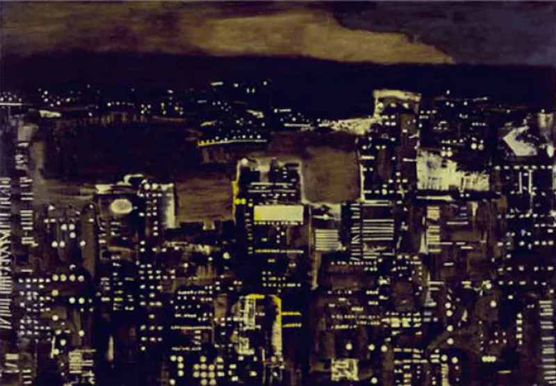 <p>Insomnio | 2008 | Técnica mixta | 110 x 160 cm</p>
