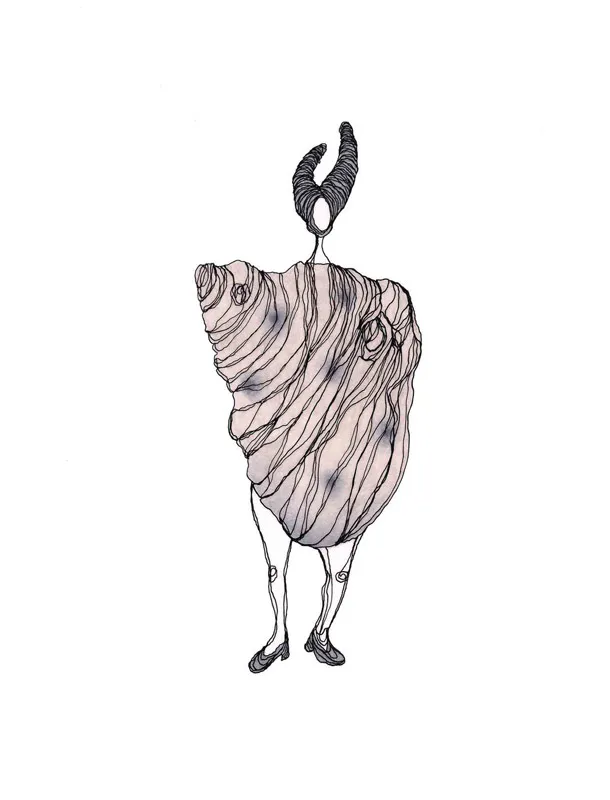 <p>Voz 8 | Tinta y lápices de colores | 2016</p>
