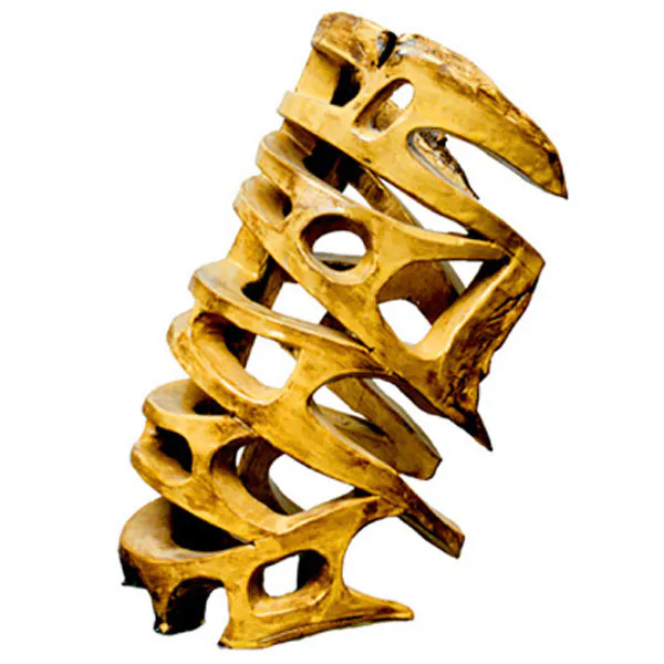 <p>Erosiones IV | 1997 | Técnica: stoneware con óxidos y vidriados | Dimensiones: 17 x 14 x 28 cm</p>
