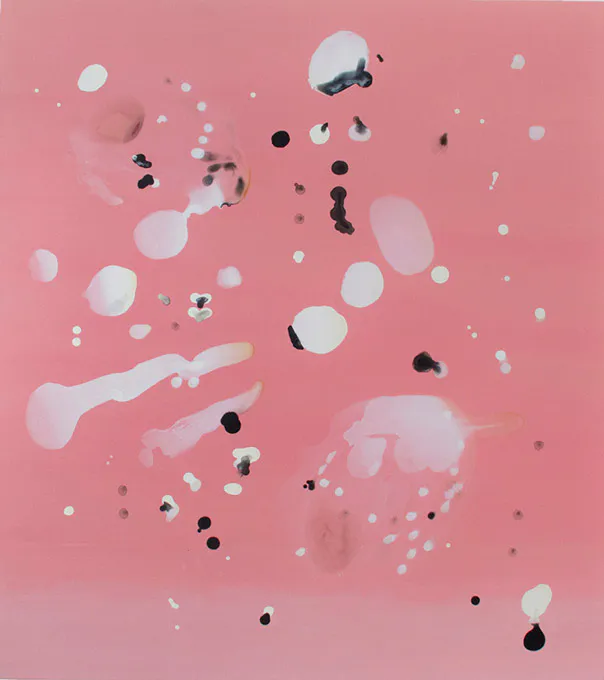 <p>Córnea nacar, 2023 | Acrílico / tela 175 x 155 cm</p>
