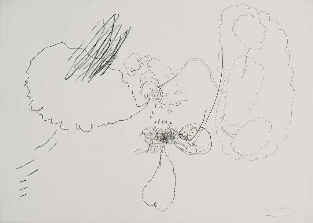 <p>Me quiero ir. Dibujo – Lápiz sobre papel | 50 x 70 cm | 2010</p>
