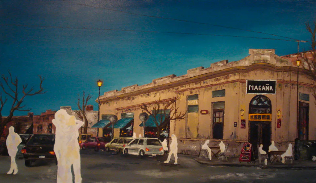 <p>Esencias anónimas I | Oleo/Tela | 80 cm x 120 cm | 2010</p>
