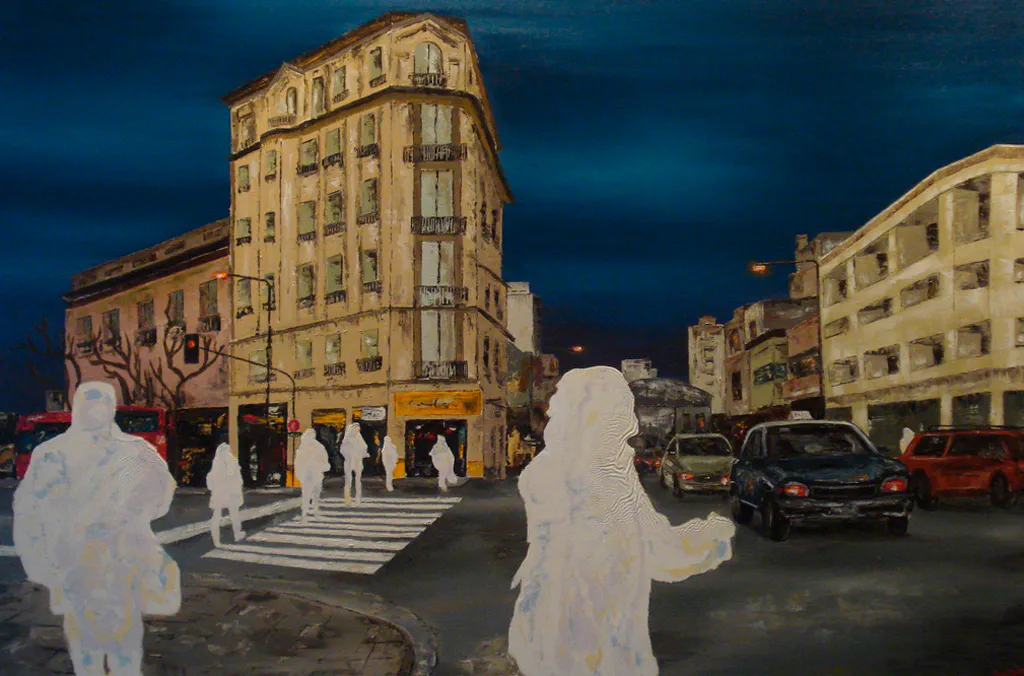 <p>Esencias anónimas II | Oleo/Tela | 80 cm x 120 cm | 2010</p>
