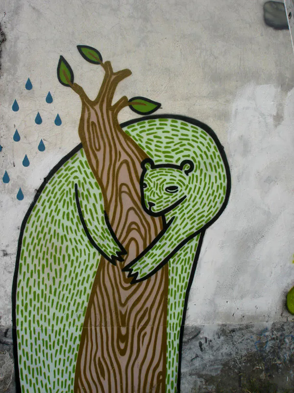 <p>Oso | Aerosol y esténcil | 2007</p>
