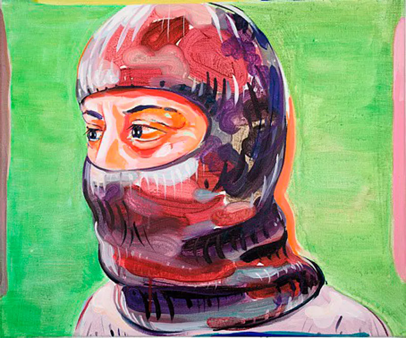 <p>De la serie: Covered | Oxide | 50x60 cm | acrylic paint/linen | 2010</p>
