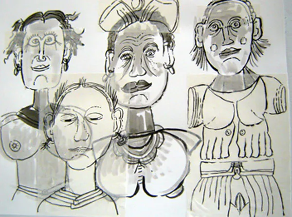 <p>Decandra | 28 x 50 cms | Punta seca, dremel, acrílicos y tintas s/lámina de aluminio | 2013</p>
