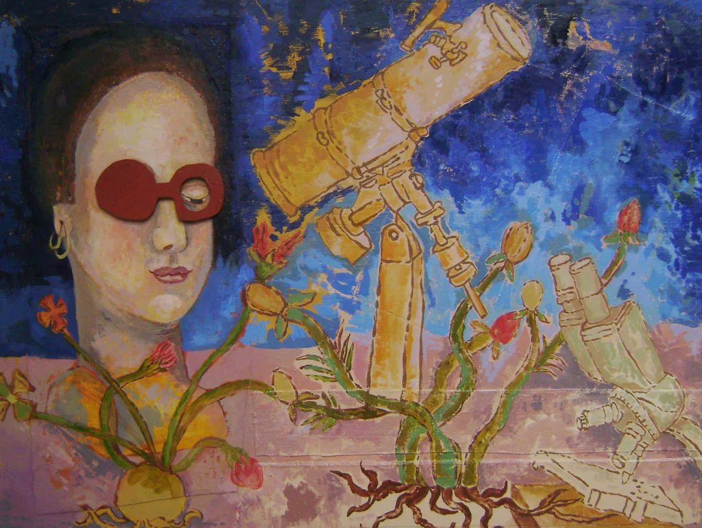 <p>Espectador con telescopio | 2014</p>
