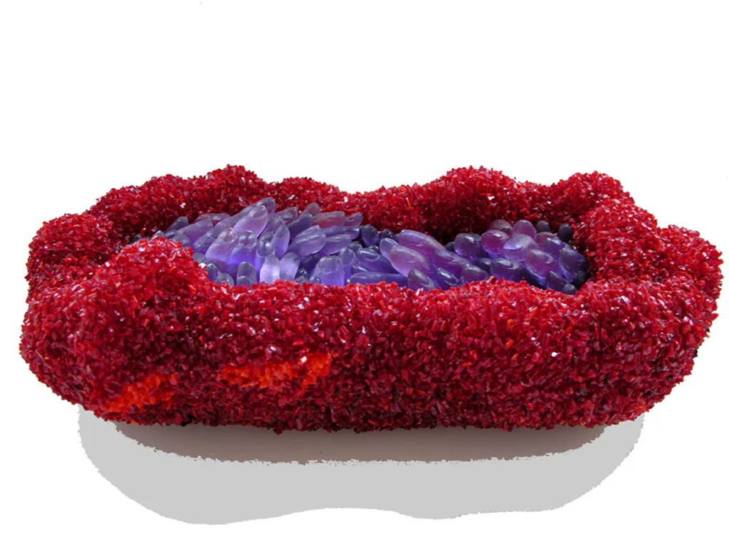 <p>Papa -ya- no  2 | Vidrio , resina, silicón | 52 x 30 x 15 cm | 2008</p>
