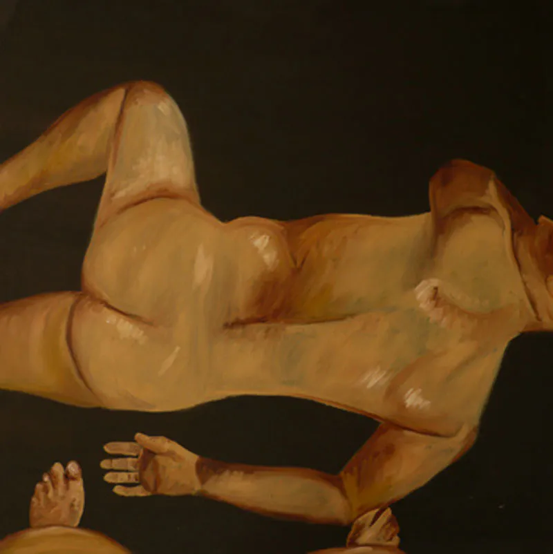 <p>A mis pies | Óleo/tela | 60 x 60 cm</p>
