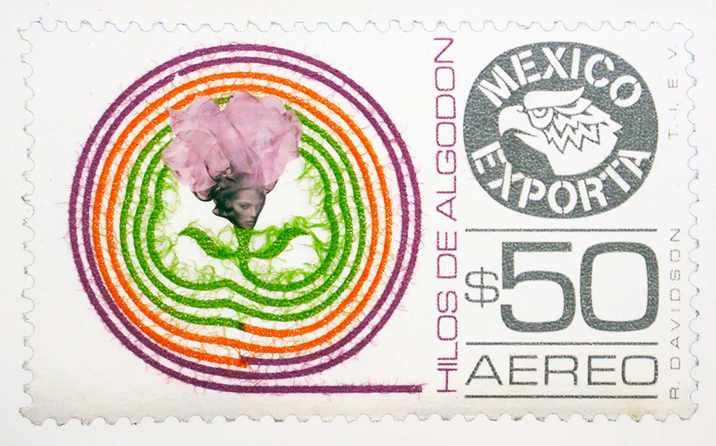 <p>Hilos de algodón V&R |Collage | 68 x 103 cm | 2013</p>
