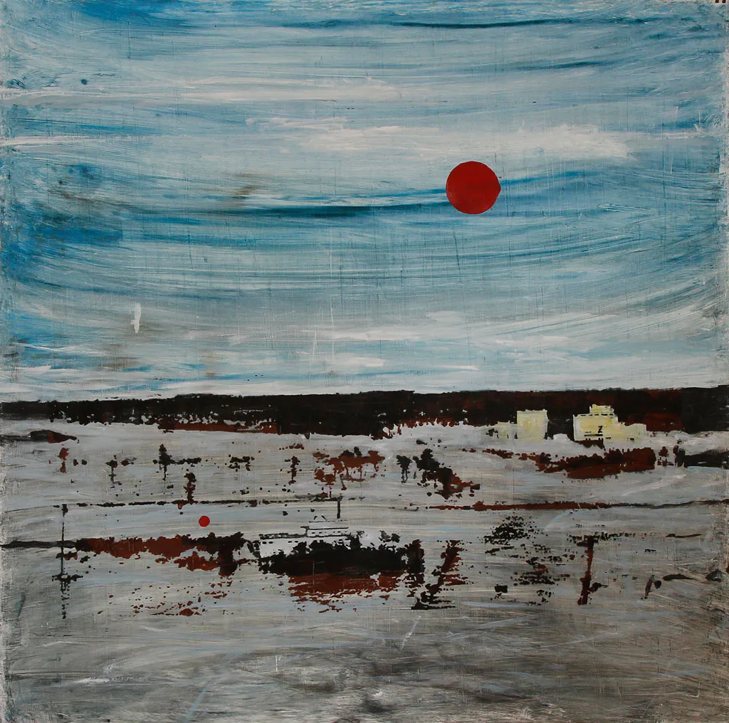 <p>Paisaje tsunami | Mixta/tela 100x100 cm</p>
