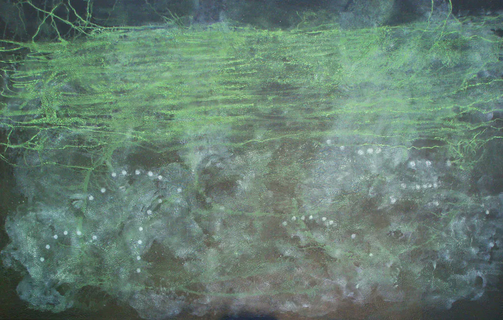 <p>campo energético XIV, 122 X 210 cm</p>
