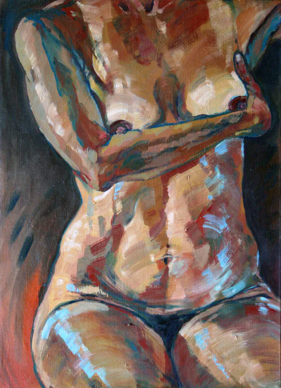 <p>Paisajes de piel 8 | Óloe sobre lino | 82 x 72 cm | 2009</p>
