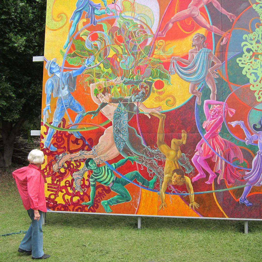 <p>El tercer horizonte | acrílica sobre papel</p>
