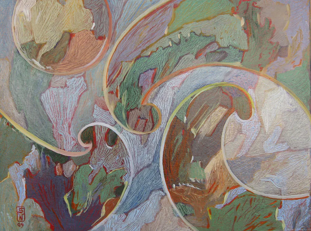 <p>Tormenta de nieve | acrílica sobre papel</p>
