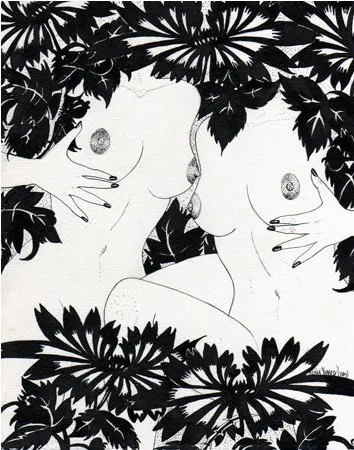 <p>Caleidoscopio - 2003 Tinta sobre papel 25 X 20 cms.</p>
